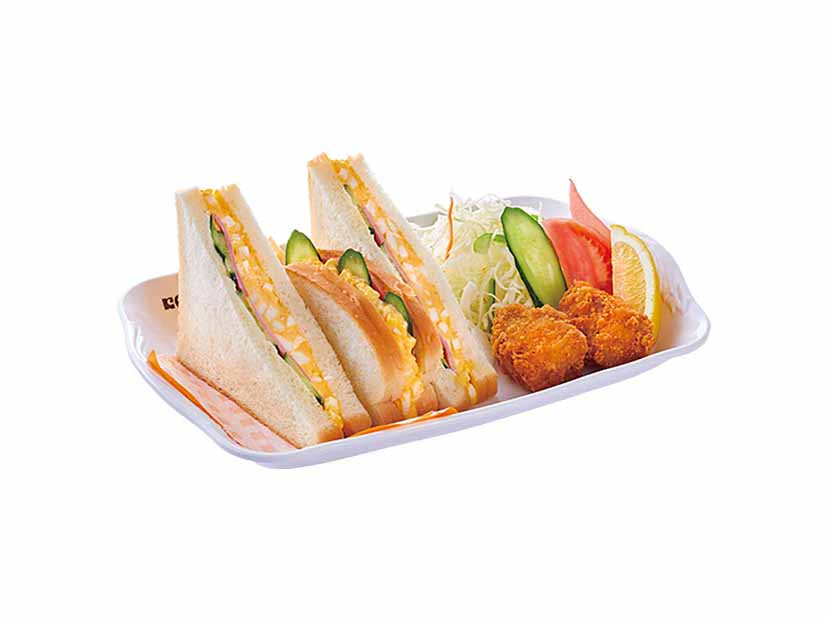 こめだ ミックスサンド コメチキ2ケ付き（単品）｜コメダ珈琲店