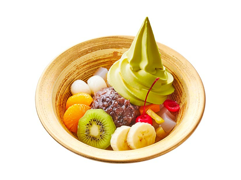 抹茶クリームあんみつ｜おかげ庵