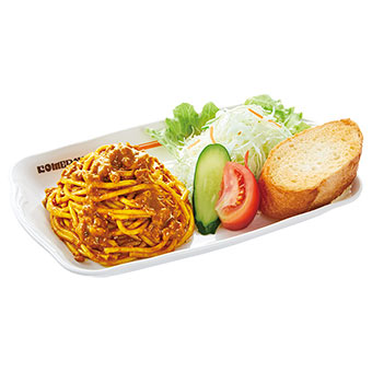 「旨辛スパイシーカリー」インディアンスパゲッティ
