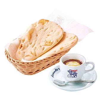 チーズカリーとナン
